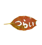 葉っぱの手紙（個別スタンプ：20）