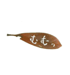 葉っぱの手紙（個別スタンプ：25）