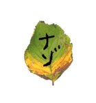 葉っぱの手紙（個別スタンプ：26）