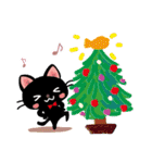 黒猫くん！スタンプpart2(冬・クリスマス）（個別スタンプ：24）