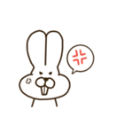 前歯が気になるウサギ（個別スタンプ：4）