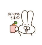 前歯が気になるウサギ（個別スタンプ：9）