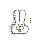 前歯が気になるウサギ（個別スタンプ：25）
