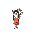 愛しのまゆげちゃん達（個別スタンプ：8）
