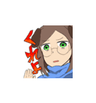 作業女子（個別スタンプ：8）