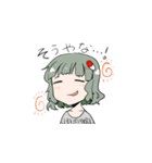 作業女子（個別スタンプ：9）