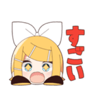 鏡音リン スタンプ（個別スタンプ：22）