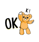 テディベアのテディ（個別スタンプ：4）