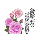 薔薇に囲まれたエレガンスな毎日スタンプ（個別スタンプ：6）