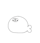 もちもちあざらし。 1（個別スタンプ：3）