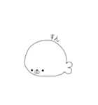 もちもちあざらし。 1（個別スタンプ：6）