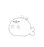 もちもちあざらし。 1（個別スタンプ：7）