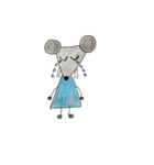 ねずみんの日常手書きver.（個別スタンプ：3）