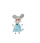 ねずみんの日常手書きver.（個別スタンプ：6）