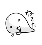 白いおたまじゃくし（個別スタンプ：5）