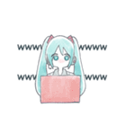 ふんわり初音ミク（個別スタンプ：24）