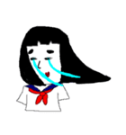 まろ眉JK（個別スタンプ：3）