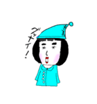 まろ眉JK（個別スタンプ：4）