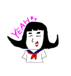 まろ眉JK（個別スタンプ：8）