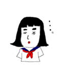 まろ眉JK（個別スタンプ：10）