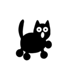 黒豆猫の日常会話1（個別スタンプ：19）