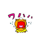 元気いっぱいオニまろ（個別スタンプ：3）