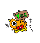 元気いっぱいオニまろ（個別スタンプ：11）