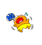 元気いっぱいオニまろ（個別スタンプ：12）