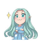 ハナ、エルフの女の子（個別スタンプ：5）