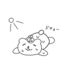 暑さに弱いしろくまスタンプ（個別スタンプ：15）