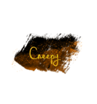 Painted Words - ハロウィーン（個別スタンプ：5）