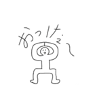 手抜き感のでたネタ絵スタンプ（個別スタンプ：8）