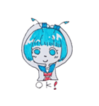 宇宙人コットちゃんスタンプ（個別スタンプ：1）