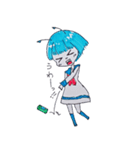 宇宙人コットちゃんスタンプ（個別スタンプ：7）