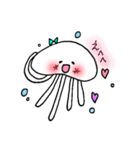 くらげのしろちゃん＊ゆる日常（個別スタンプ：6）
