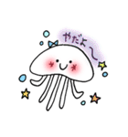 くらげのしろちゃん＊ゆる日常（個別スタンプ：35）