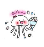 くらげのしろちゃん＊ゆる日常（個別スタンプ：40）