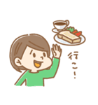 お友達へ送る女の子のスタンプ（個別スタンプ：5）