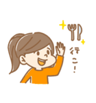 お友達へ送る女の子のスタンプ（個別スタンプ：6）