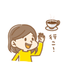 お友達へ送る女の子のスタンプ（個別スタンプ：7）