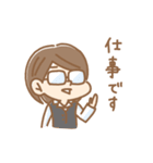 お友達へ送る女の子のスタンプ（個別スタンプ：21）