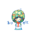 ゆるめなフルーツの妖精たち（個別スタンプ：2）