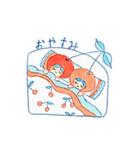 ゆるめなフルーツの妖精たち（個別スタンプ：8）