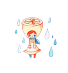 ゆるめなフルーツの妖精たち（個別スタンプ：13）