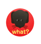 黒ラブ犬「ちゃま」English version（個別スタンプ：8）