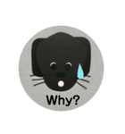 黒ラブ犬「ちゃま」English version 2（個別スタンプ：12）