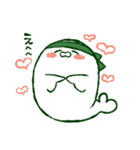 緑担当のあざらしさん（個別スタンプ：10）