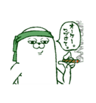 緑担当のあざらしさん（個別スタンプ：35）