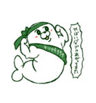 緑担当のあざらしさん（個別スタンプ：38）