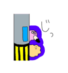 フラミンゴとエビフライのスタンプ（個別スタンプ：14）
